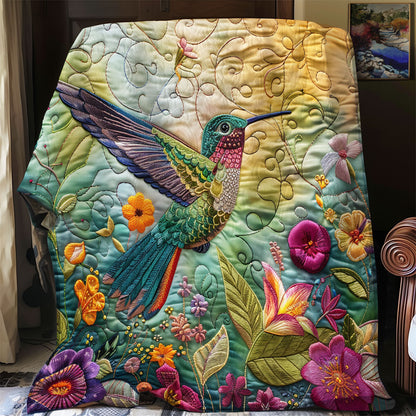 Iridescent Feathers XR1908059CL Quilt