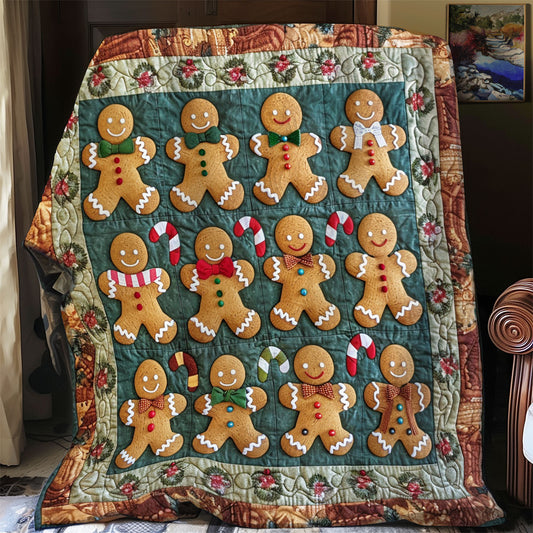 Joyful Gingerbreads XR2008008CL Quilt