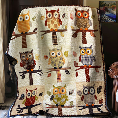 Jungle Owls XR0108005CL Quilt