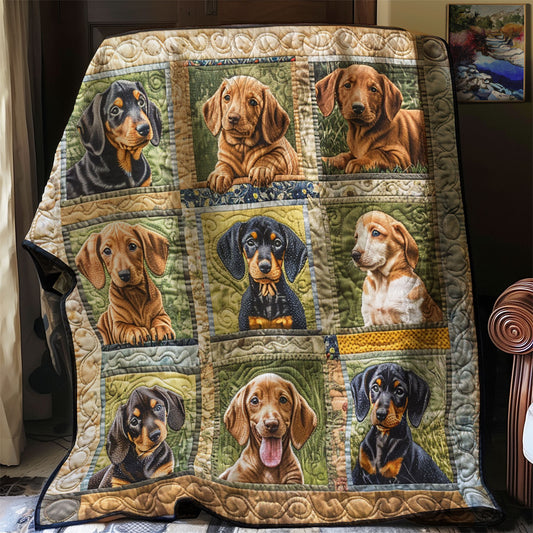 Lovable Dachshunds WG2408002CL Quilt