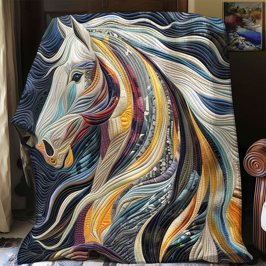 Love Horse In Wind XR2008020CL Quilt