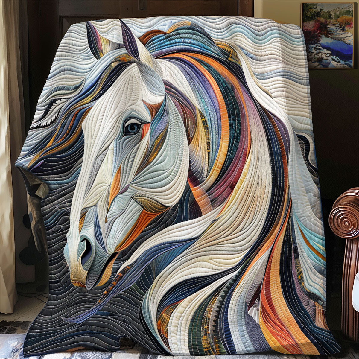 Mane In The Breeze XR2008024CL Quilt