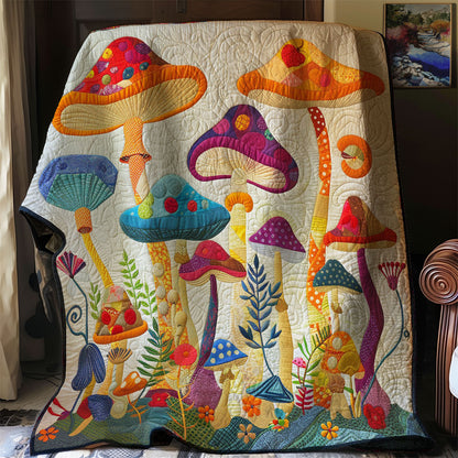 Mushrooms Colorful WO2707020CL Quilt