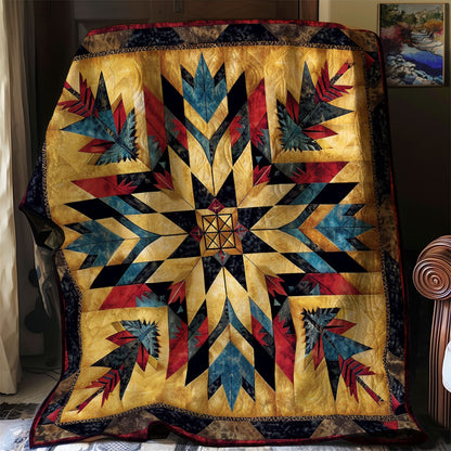 Native Feather Partten WO2707009CL Quilt