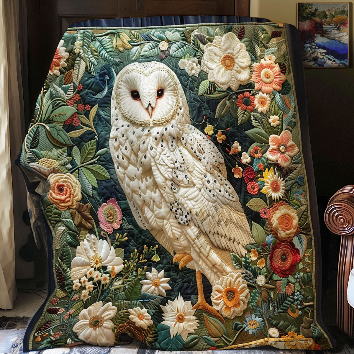 Owl Garden XR0908016CL Quilt