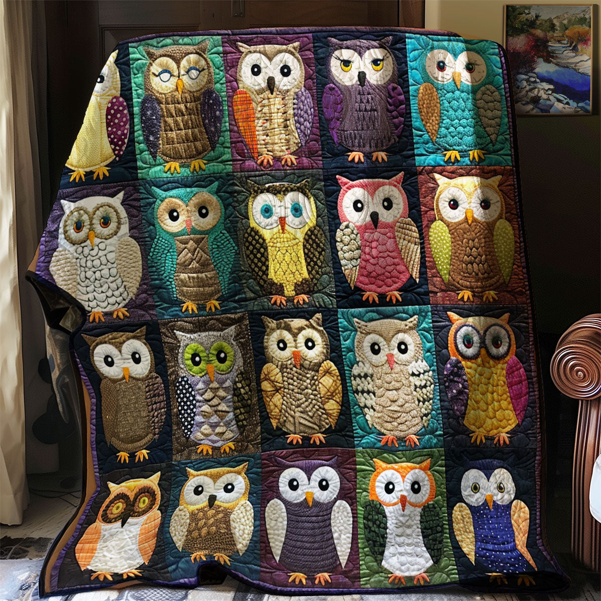 Owl Lovers XR2206010CL Quilt