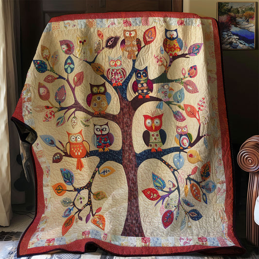 Owl Tree XR1806003CL Quilt