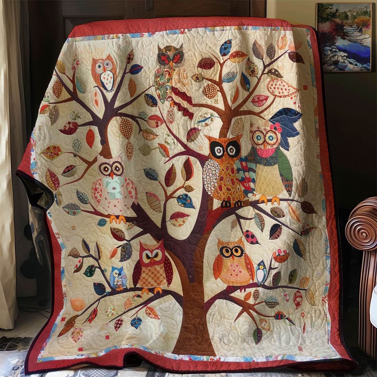 Owl Tree XR1806004CL Quilt