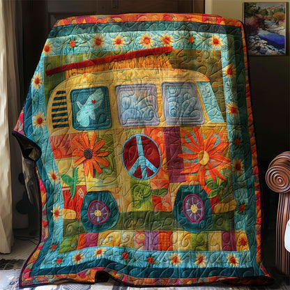 Peace Hippie Van XR2707012CL Quilt