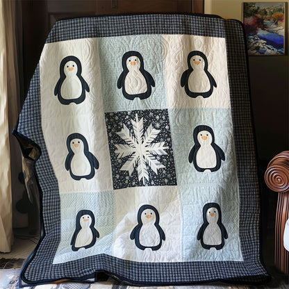 Penguin Snowflake XR0508013CL Quilt