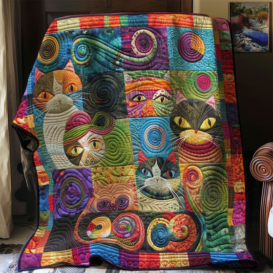 Playful Kitties XR3007014CL Quilt