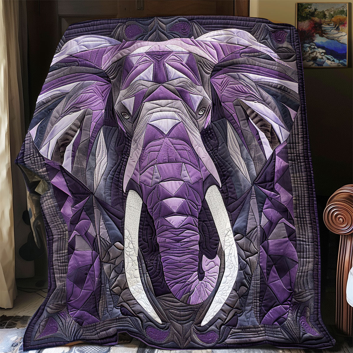 Powerful Elephant XR1008044CL Quilt