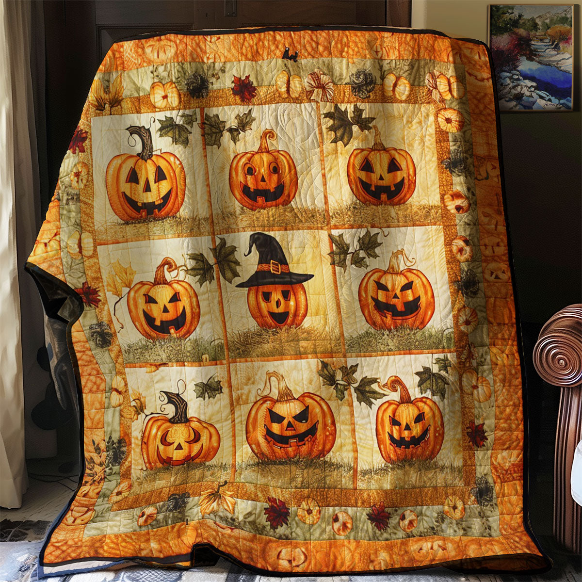 Pumpkin WO2507006CL Quilt