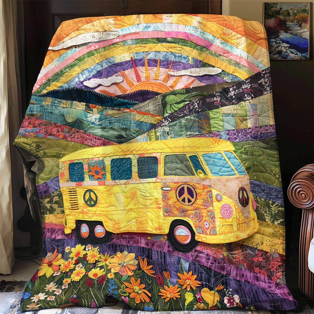Rainbow Sky Hippie XR1908057CL Quilt