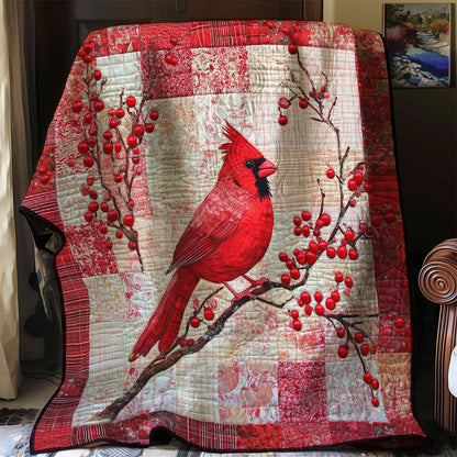 Red Cardinal Charm XR3107052CL Quilt