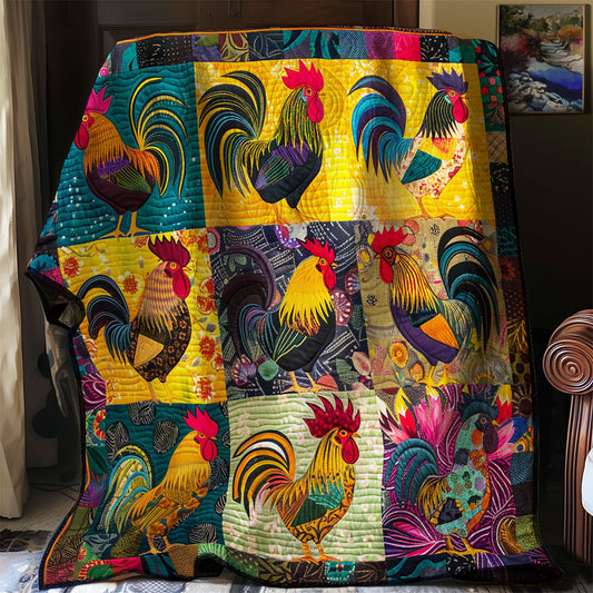 Rooster Lovers XR0507007CL Quilt