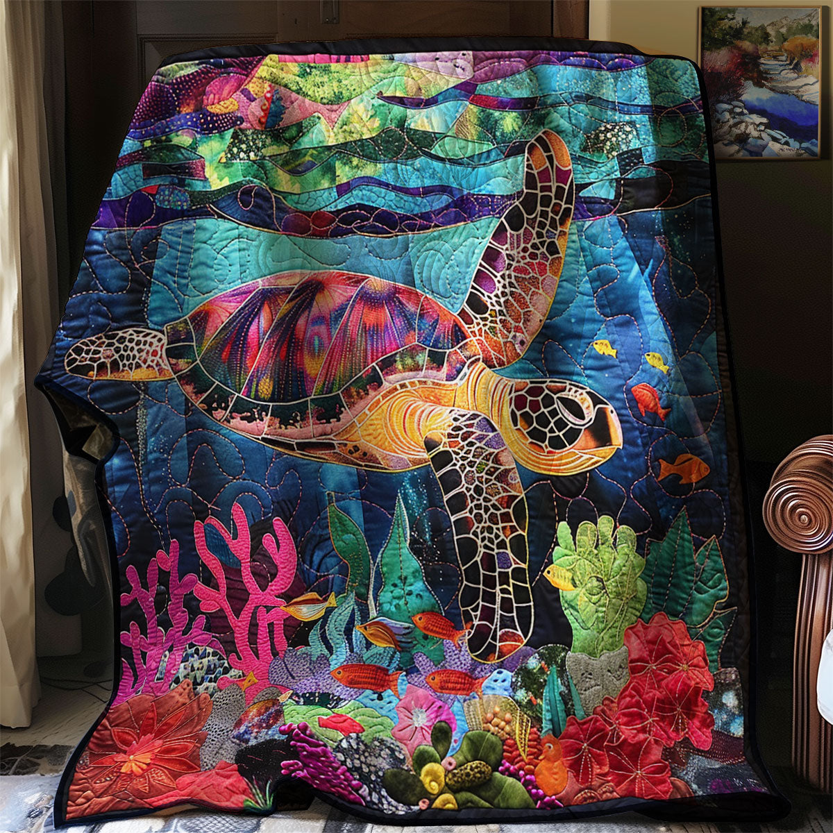 Sea Turtles XR2706010CL Quilt