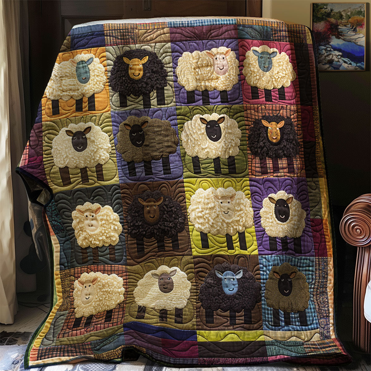 Sheep Lovers XR1206019CL Quilt