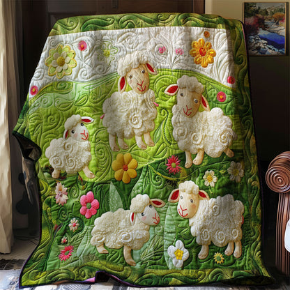 Sheeps On The Meadow WO2707011CL Quilt