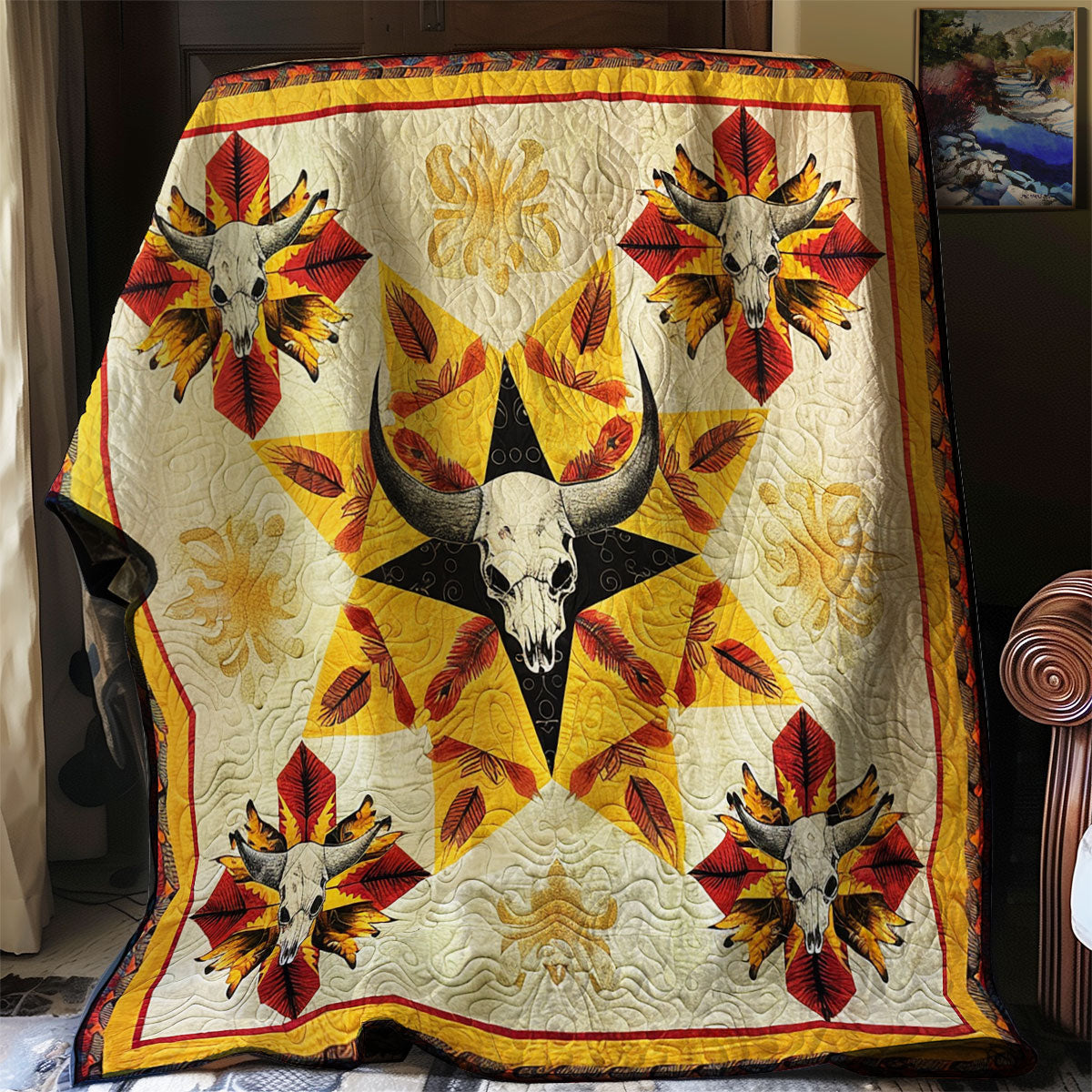 Skull Native XR1706008CL Quilt