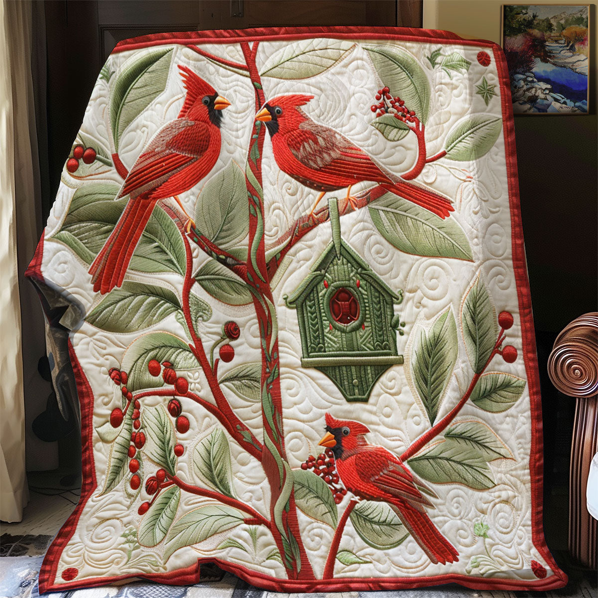 Splendid Cardinals XR1008039CL Quilt