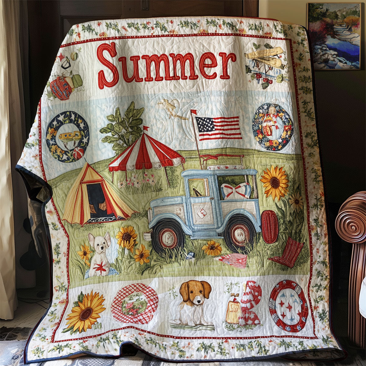 Summer Country XR0108008CL Quilt