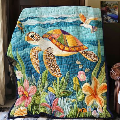 Summer Sea Turtle XR0808049CL Quilt