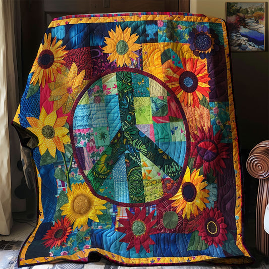 Sunflower Hippie XR1907013CL Quilt