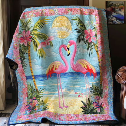 Sunlight Flamingos XR0608042CL Quilt