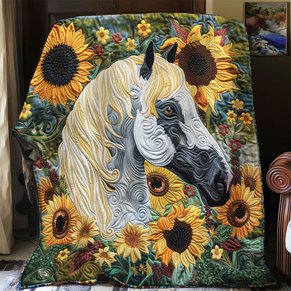 Sunlit Grace Horse XR1008031CL Quilt