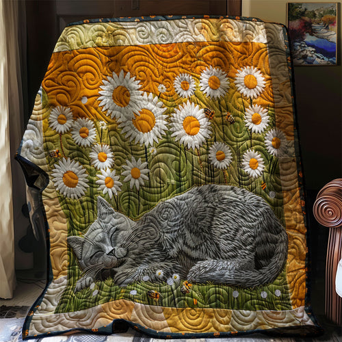 Sunny Sleeping Cat XR3007048CL Quilt