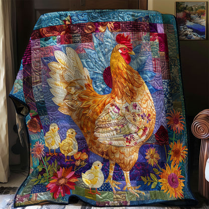 Sunrise Chicken XR2407034CL Quilt