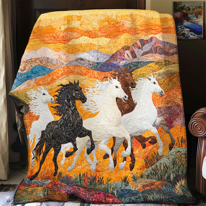 Sunset Horse XR0808015CL Quilt