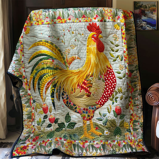 Sunshine Rooster XR2607002CL Quilt