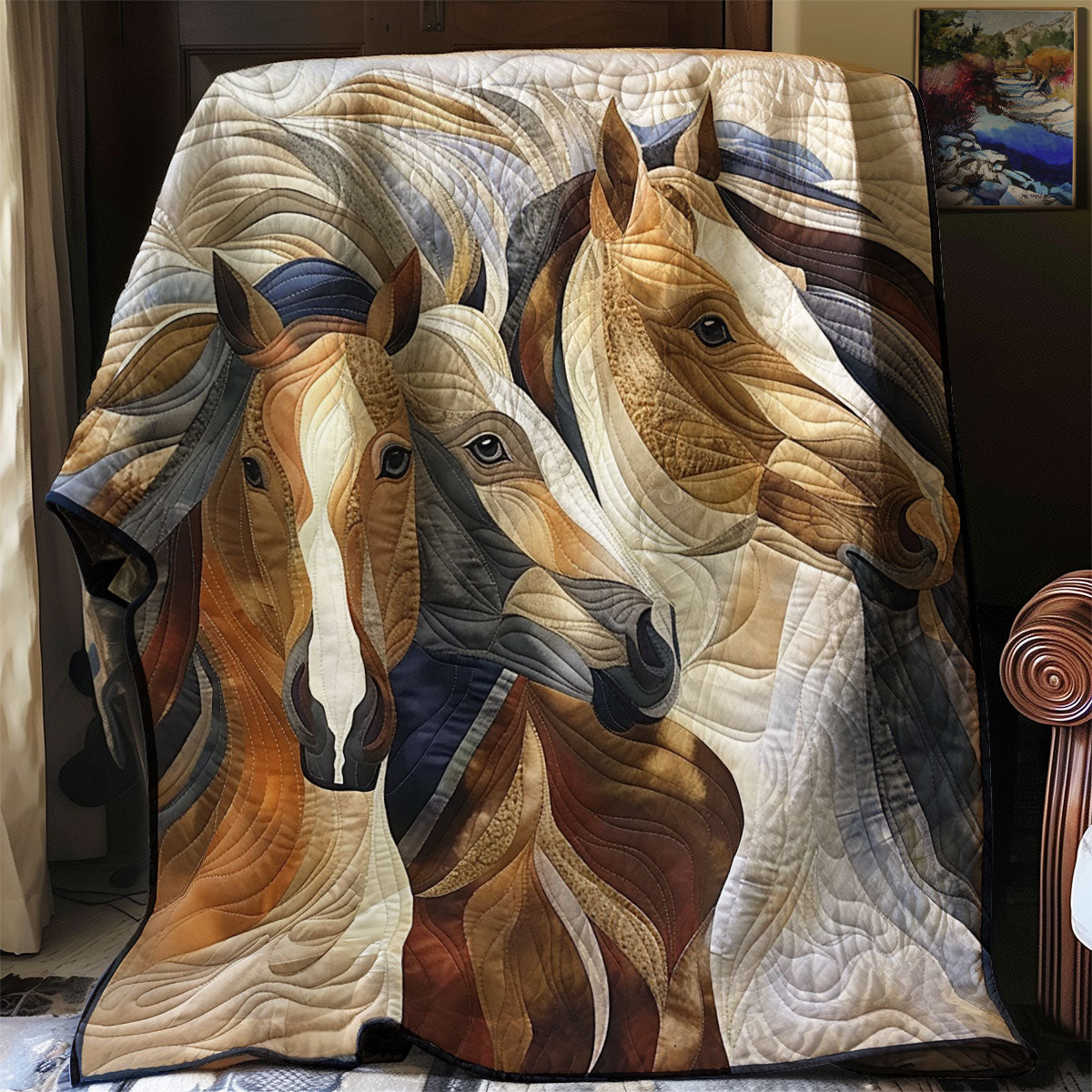 Three Horses XR1207016CL Quilt