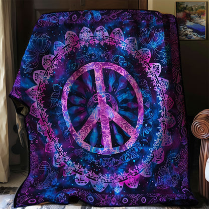 Tie Dye Hippie Sign XR1907017CL Quilt