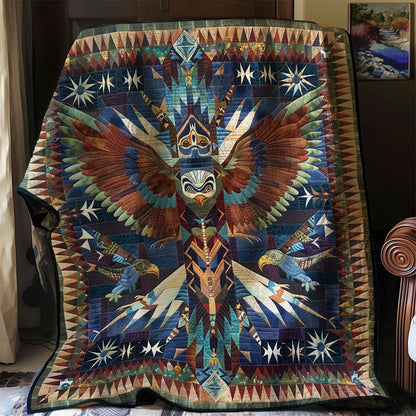 Totem Pole Native XR1706015CL Quilt