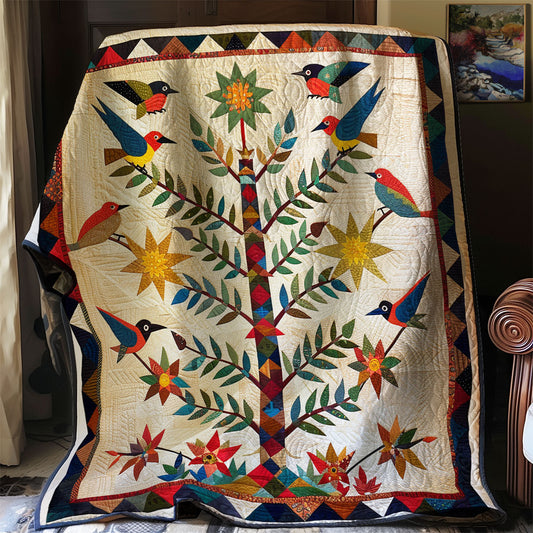 Tree Of Bird XR1706012CL Quilt