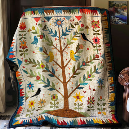 Tree Of Bird XR1706013CL Quilt