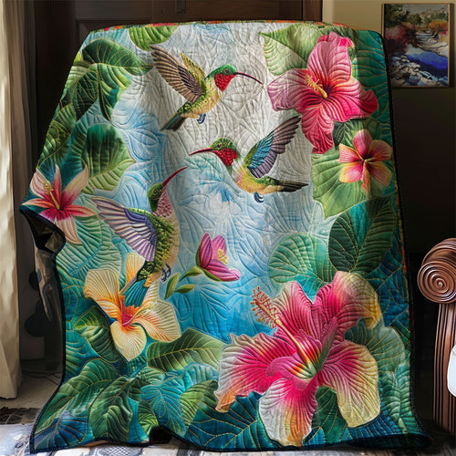 Tropical Hummingbirds XR0607015CL Quilt