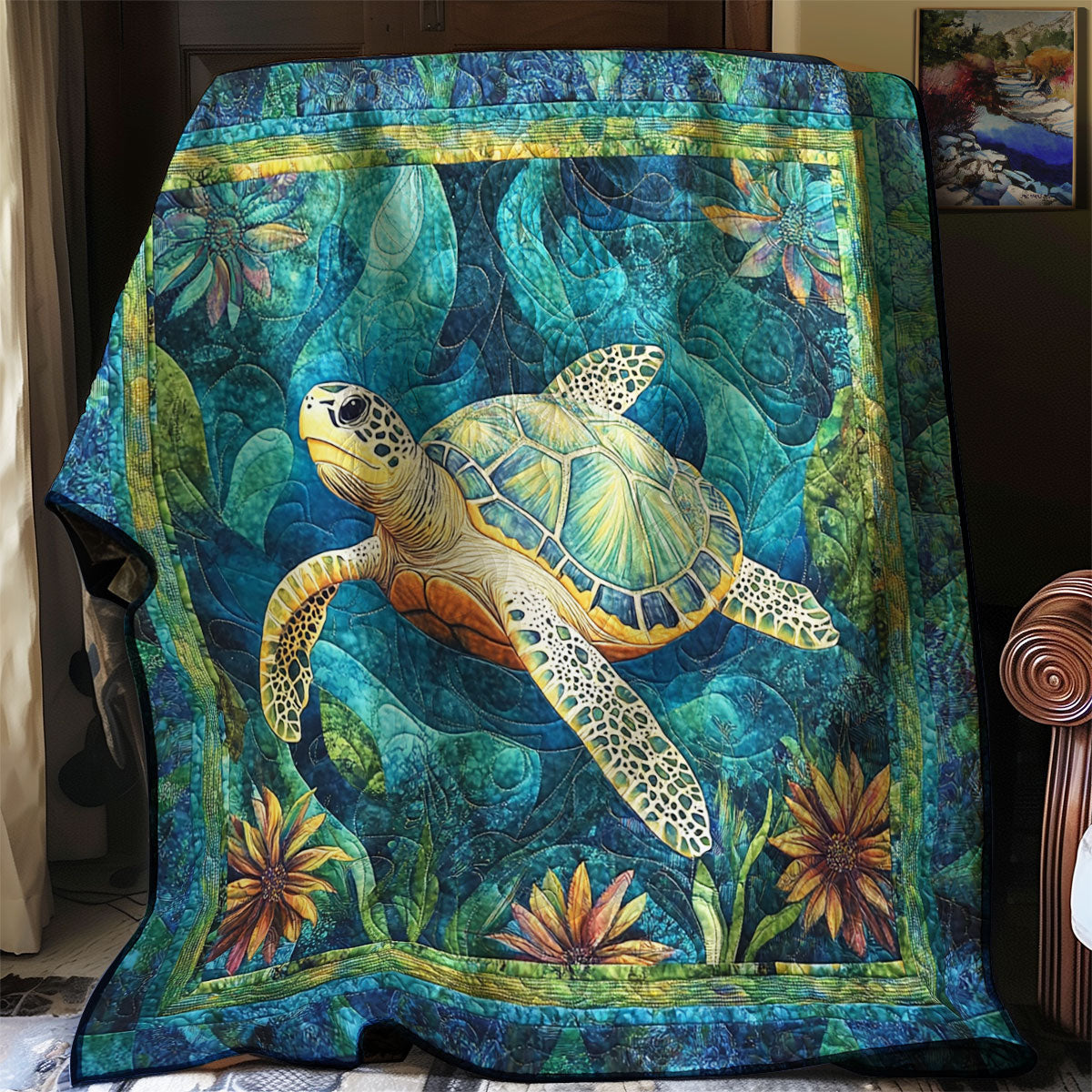 Turtle Oasis XR0608031CL Quilt