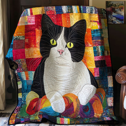 Tuxedo Cat And Yarns XR0608047CL Quilt