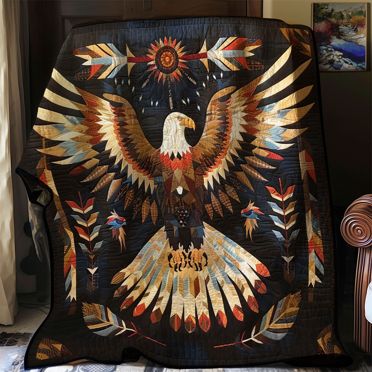 Warrior Eagle Native XR0507011CL Quilt