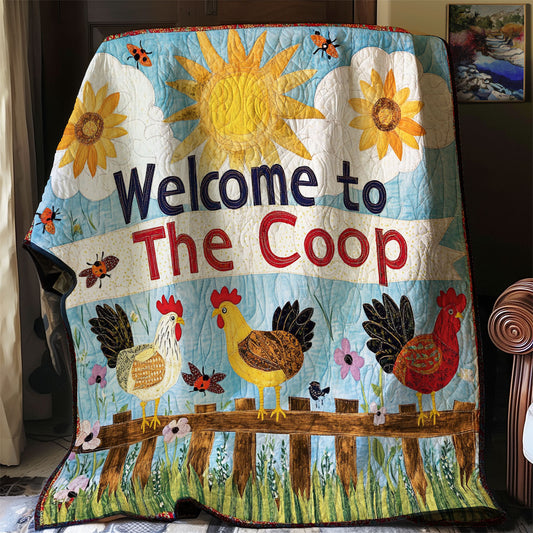 Welcome To The Coop XR0508034CL Quilt