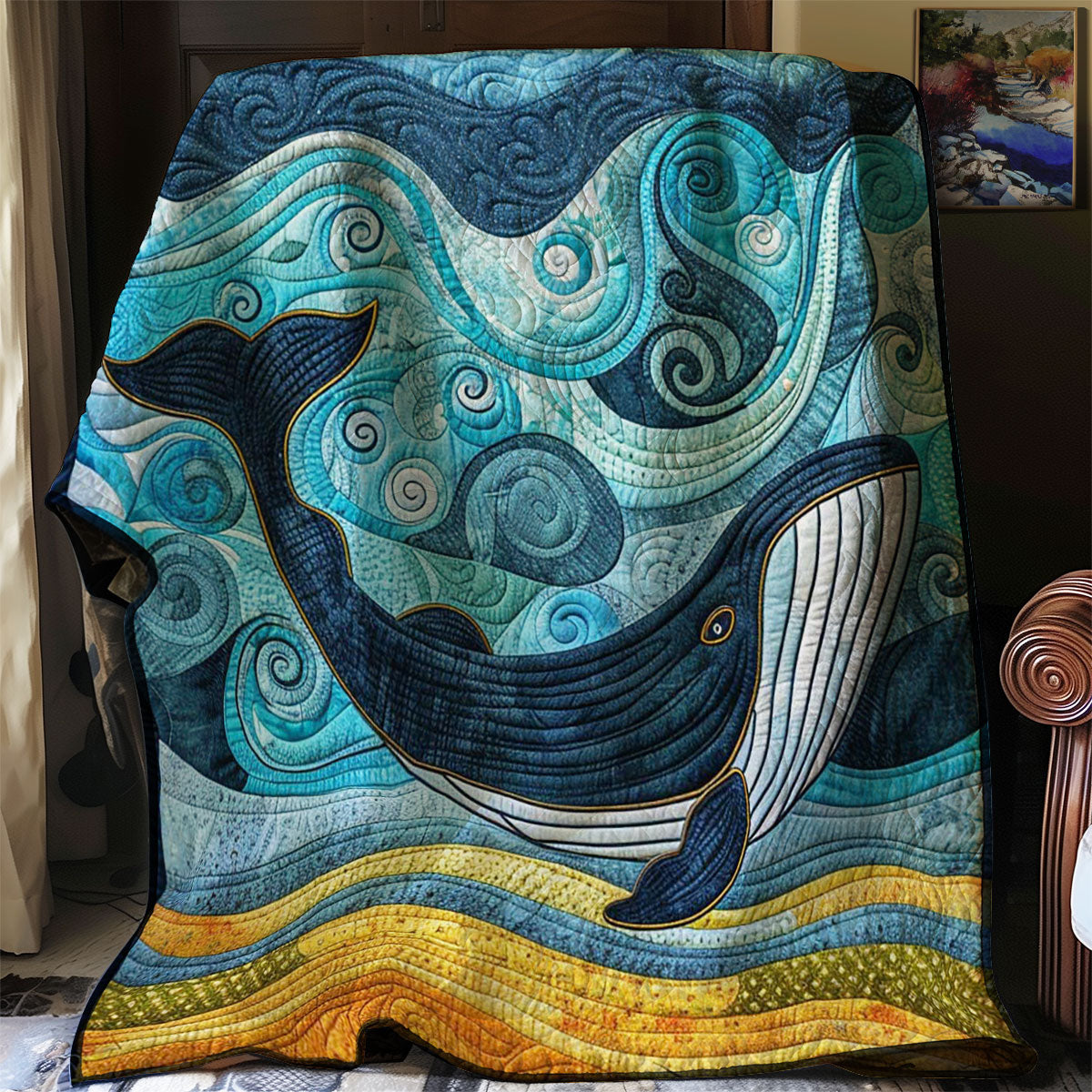 Whale Dreamscape WN2507027CL Quilt