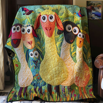Whimsical Sheeps XR0208004CL Quilt