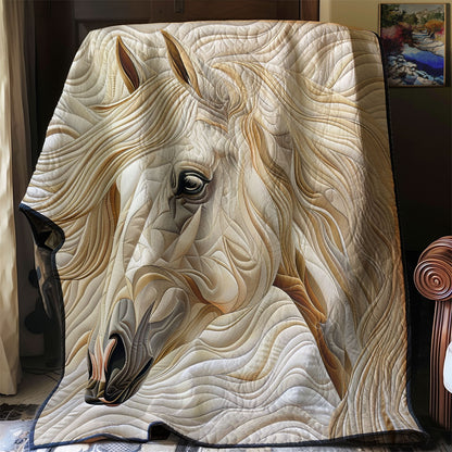 White Horse Lovers XR0807003CL Quilt