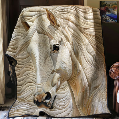 White Horse Lovers XR0807004CL Quilt