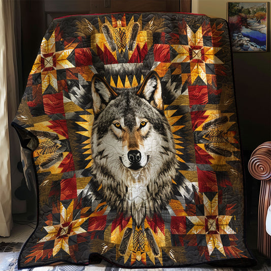 Wolf Native American XR1706005CL Quilt