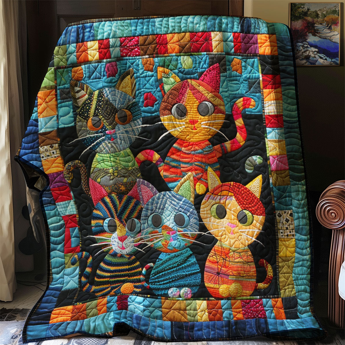 Yarn Cats XR3007017CL Quilt